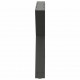 Sonata H Крака за масичка за кафе 2 бр. антрацит 50x(42-43,3) см стомана