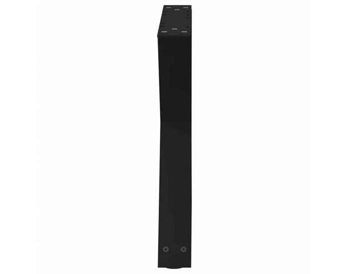 Sonata Picioare pentru măsuță de cafea, 2 buc., negru, 50x(42-43,3) cm, oțel