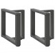 Sonata H Крака за холна маса T-образна 2 бр 50x25x(42-43) см стомана