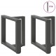 Sonata H Крака за холна маса T-образна 2 бр 50x25x(42-43) см стомана