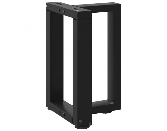 Sonata H Крака за холна маса T-образна 2бр черни 38x25x(42-43)см стомана