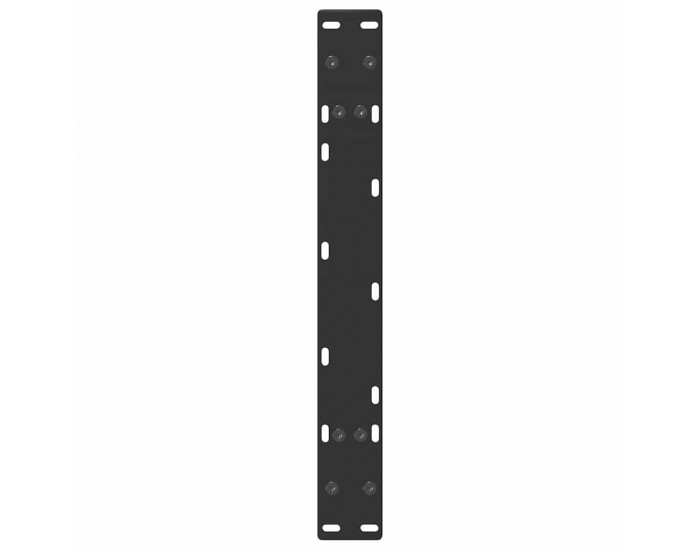 Sonata H Крака за холна маса с A-образна 2 бр черни 60x(30-31)см стомана
