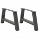 Sonata H Крака за холна маса A-образна 2бр антрацит 60x(30-31)см стомана