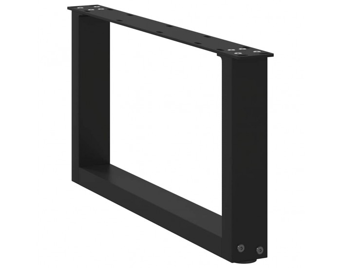 Sonata H Крака за холна маса с U-образна 2 бр черни 60x(30-31)см стомана