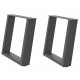 Sonata H Крака за холна маса U-образна 2бр антрацит 50x(42-43)см стомана
