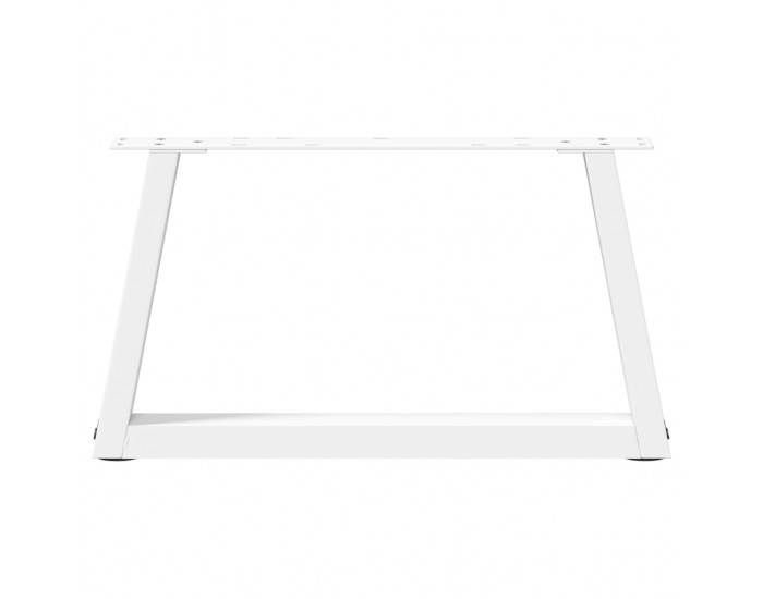 Sonata Picioare pentru măsuță de cafea în formă de V, 2 buc., alb, 60x(30-31,3) cm, oțel