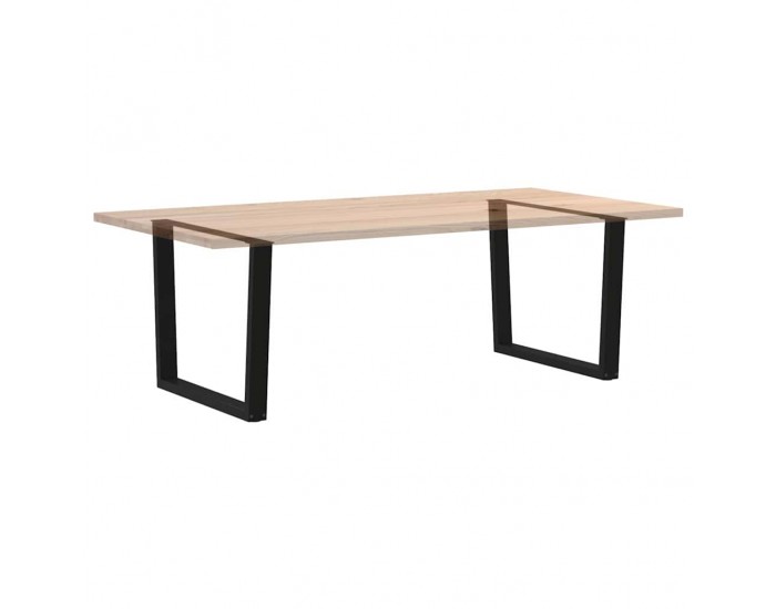 Sonata Picioare de masă în formă de V, 2 buc., negru, 100 x (72-73,3) cm, oțel