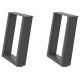 Sonata H Крака за холна маса U-образна 2бр антрацит 28x(42-43)см стомана