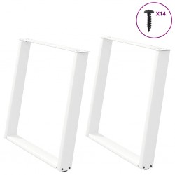 Sonata H Крака за трапезна маса с U-образна форма 2 бр. 90x(72-73) cm - Piese pentru mese