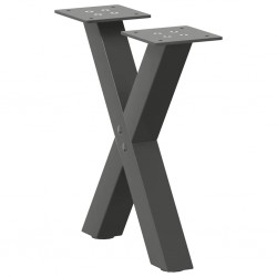 Sonata H Крака за масичка за кафе с форма на буквата X 2бр. 37x(30-31)cm - Piese pentru mese