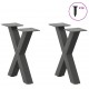Sonata H Крака за масичка за кафе с форма на буквата X 2бр. 37x(30-31)cm