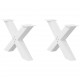 Sonata H Крака за масичка за кафе с форма на буквата X 2 бр.