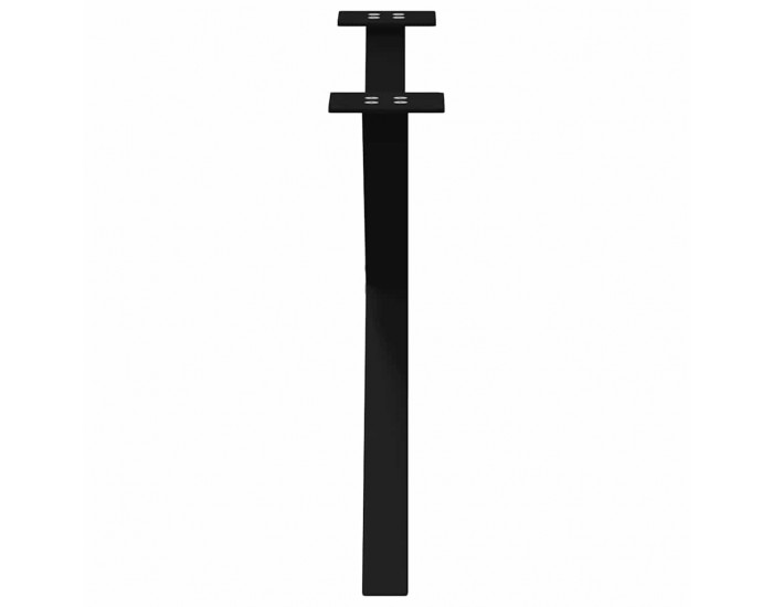 Sonata H Крака за масичка за кафе с форма на X 2 бр. черни 70x(42-43) cm