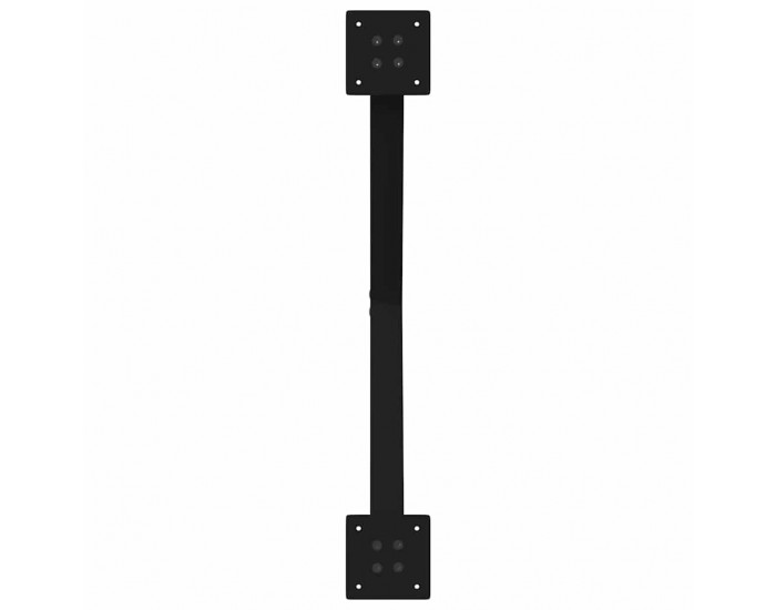 Sonata H Крака за масичка за кафе с форма на X 2 бр. черни 70x(42-43) cm