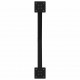 Sonata H Крака за масичка за кафе с форма на X 2 бр. черни 70x(42-43) cm