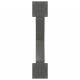 Sonata Picioare pentru măsuță de cafea în formă de X, 2 buc., antracit, 70x(30-31) cm, oțel