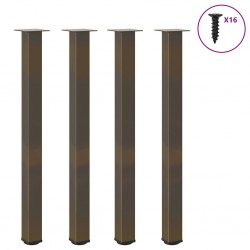 Sonata H Крака за бар маса 4 бр. естествена стомана 110-112 cm стомана - Piese pentru mese