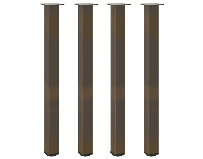 Sonata H Крака за бар маса 4 бр. естествена стомана 110-112 cm стомана