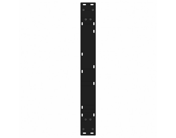 Sonata H Крака за маса за хранене 2 бр. черни 70x(72-73,3) cm стомана