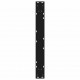 Sonata H Крака за маса за хранене 2 бр. черни 70x(72-73,3) cm стомана