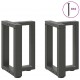 Sonata H Крака за холна маса T-образна 2 бр 38x25x(42-43) см стомана