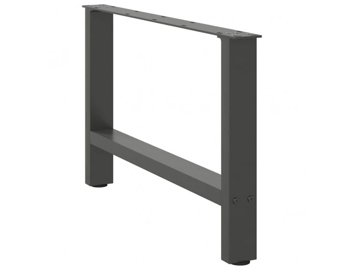 Sonata H Крака за масичка за кафе антрацит 2 бр. 70x(42-43) cm Стомана