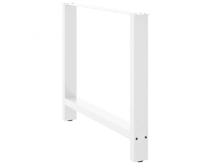 Sonata H Крака за трапезна маса бели 2 бр. 90x(72-73) cm стомана