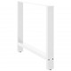 Sonata H Крака за трапезна маса бели 2 бр. 90x(72-73) cm стомана