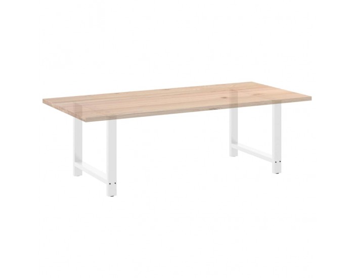 Sonata H Крака за трапезна маса бели 2 бр. 90x(72-73) cm стомана