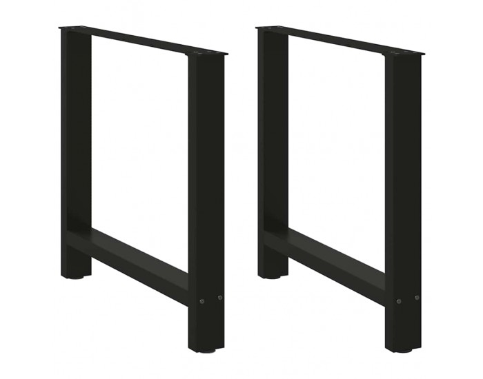 Sonata H Крака за трапезна маса черни 2 бр. 70x(72-73) cm стомана