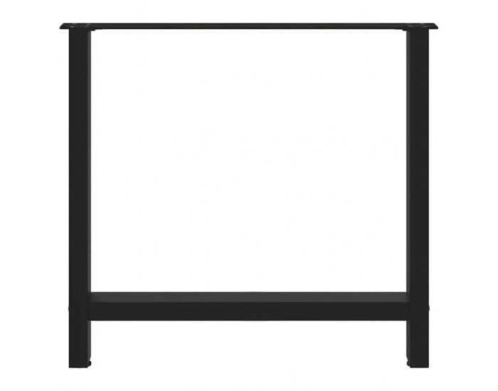 Sonata H Крака за трапезна маса черни 2 бр. 70x(72-73) cm стомана