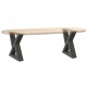 Sonata H Крака за масичка за кафе 2 бр. антрацит 40x(30-31,3) cm стомана