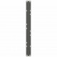 Sonata H Крака за масичка за кафе 2 бр. антрацит 70x(30-31,3) cm стомана