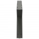Sonata H Крака за масичка за кафе 2 бр. антрацит 70x(30-31,3) cm стомана