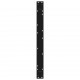 Sonata H Крака за маса за хранене 2 бр. черни 90x(72-73,3) cm стомана
