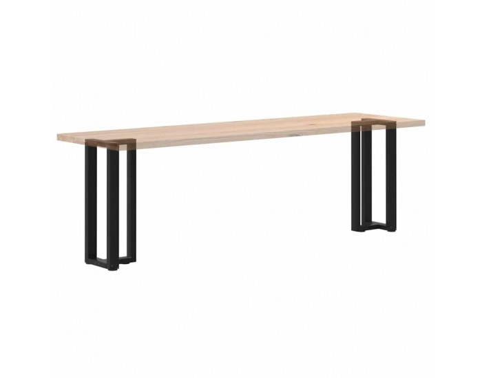 Sonata H Конзолна маса крака T-образна 2бр черни 25x28x(72-73)см стомана