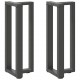Sonata H Конзолна маса крака T-образна 2 бр 25x28x(72-73) см стомана
