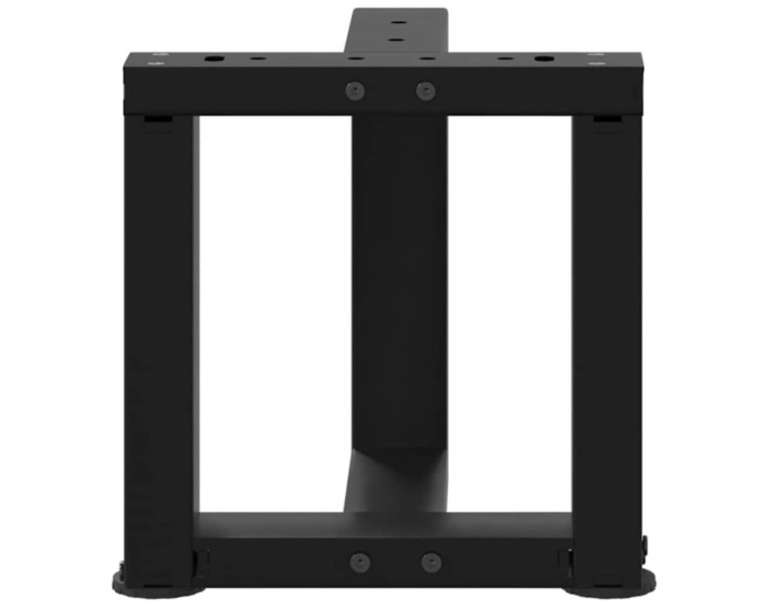 Sonata H Крака за холна маса T-образна 2бр черни 30x25x(30-31)см стомана