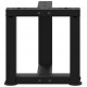 Sonata H Крака за холна маса T-образна 2бр черни 30x25x(30-31)см стомана