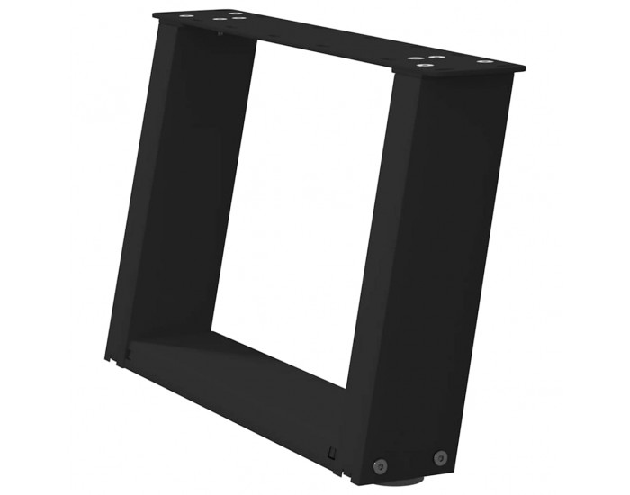 Sonata H Крака за холна маса с U-образна 2 бр черни 40x(30-31)см стомана