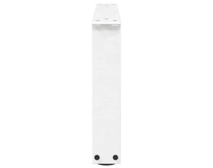 Sonata Picioare pentru măsuță de cafea în formă de V, 2 buc., alb, 60x(30-31,3) cm, oțel