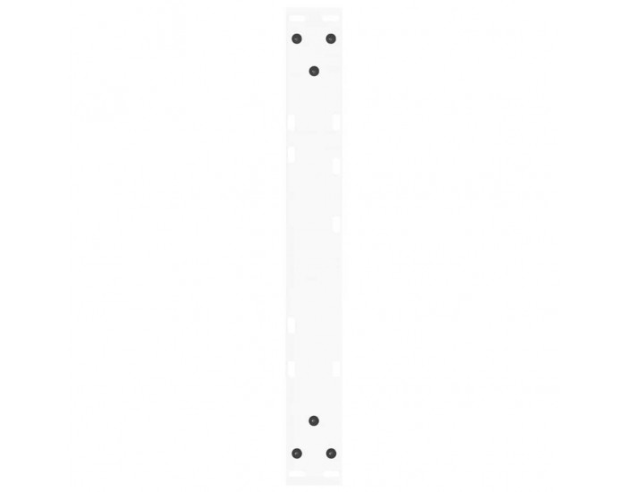 Sonata Picioare pentru măsuță de cafea în formă de V, 2 buc., alb, 60x(30-31,3) cm, oțel