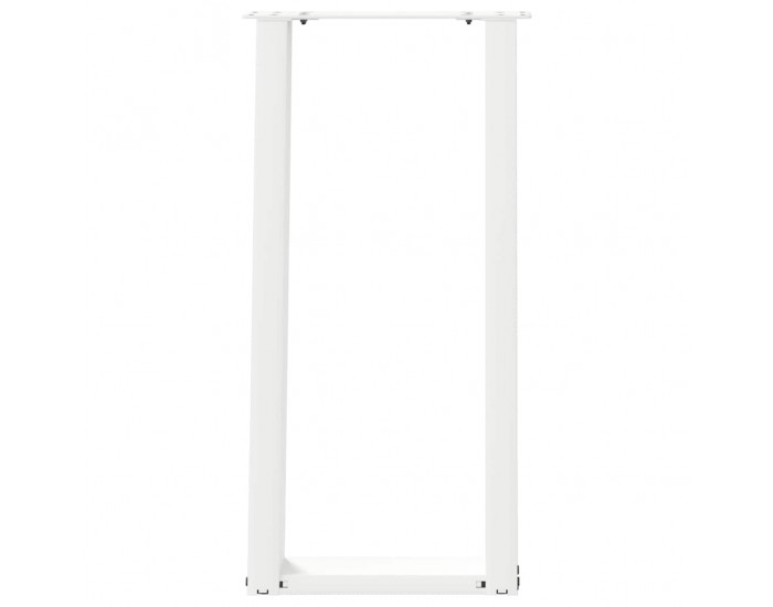 Sonata H Конзолна маса крака U-образни 2 бр. бяла 28x(72-73) cm стомана