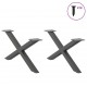 Sonata H Крака за масичка за кафе с форма на буквата X 2 бр. антрацит