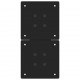 Sonata H Крака за масичка за кафе с форма на X 2 бр. черни 28x(42-43) cm
