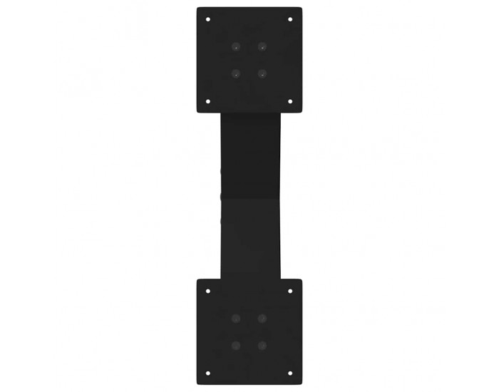 Sonata H Крака за масичка за кафе с форма на X 2 бр. черни 50x(30-31) cm