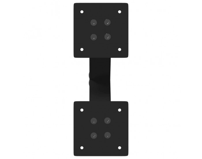 Sonata H Крака за масичка за кафе с форма на X 2 бр. черни 38x(42-43) cm