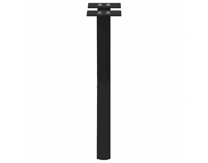 Sonata H Крака за масичка за кафе с форма на X 2 бр. черни 38x(42-43) cm