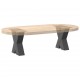 Sonata Picioare pentru măsuță de cafea în formă de X, 2 buc., antracit, 40x(30-31) cm, oțel