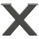 Sonata H Крака за масичка за кафе във формата на буквата X 2 бр.
